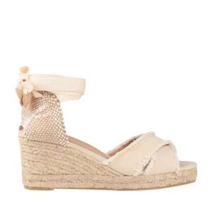 Castaner Beige Espadrille Wedges
